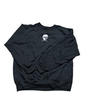 Vintage 90s Authentic Collection Mens Black 'Fresh to Death' Embroidered